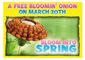 Outback Steakhouse: FREE Bloomin' Onion with any Purchase (Today Only) 